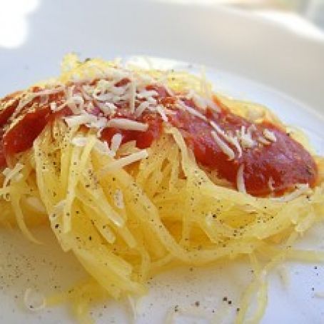 Spaghetti Squash in Marinara Sauce