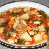 Sausage, Kale, and White Bean Soup