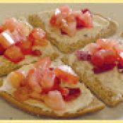 Cheesy Bacon Breakfast Crostini