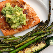 Grilled Salmon with Avocado Salsa