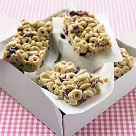 Cranberry Oats cereal bars