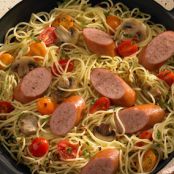 Smoked Sausage & Spaghetti Skillet