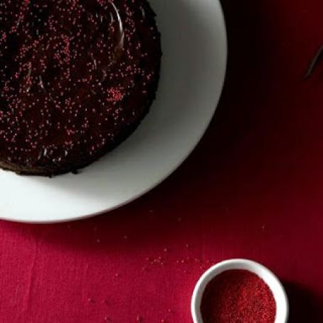 GLAZED CHOCOLATE CAKE