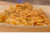 Farfalle with Hot Sausage and Zucchini