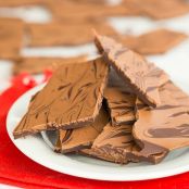 Peanut Butter Chocolate Swirl Bark