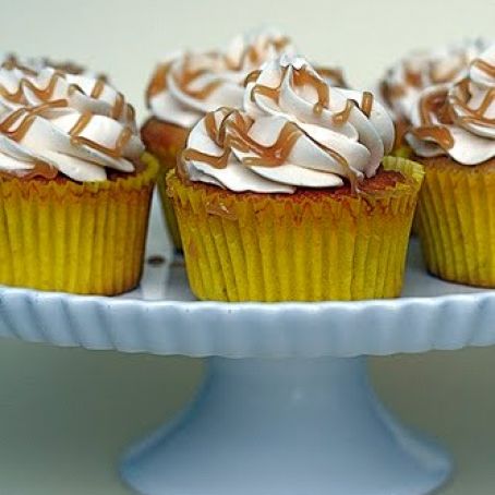 Banana Caramel Cupcakes