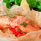 Sunset Catch’s salmon in parchment