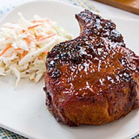 Pork Chops - Best Charcoal Grill-Smoked