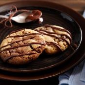 Chocolate Chip Peanut Butter Swirl Cookies