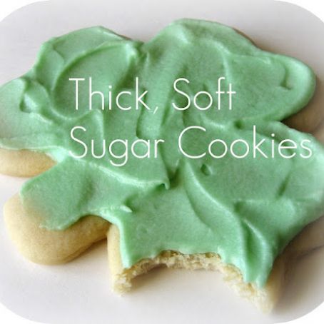 Thick and Soft Sugar Cookies