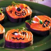 Jack O' Lantern Brownies