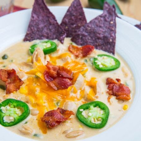 Jalapeno Popper Chicken Soup