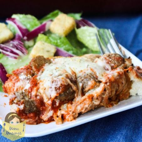 Easy Meatball Sub Casserole