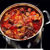 Sunday Sauce with Sausage and Braciole