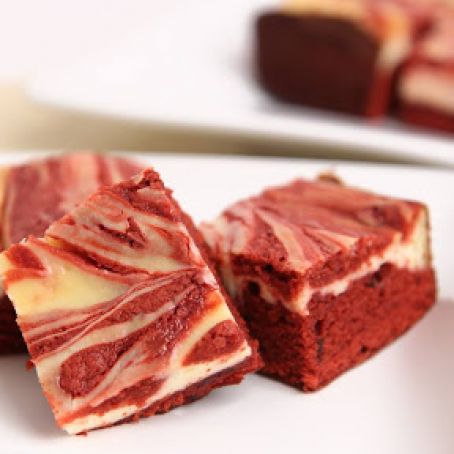 Red Velvet Cheesecake Brownies