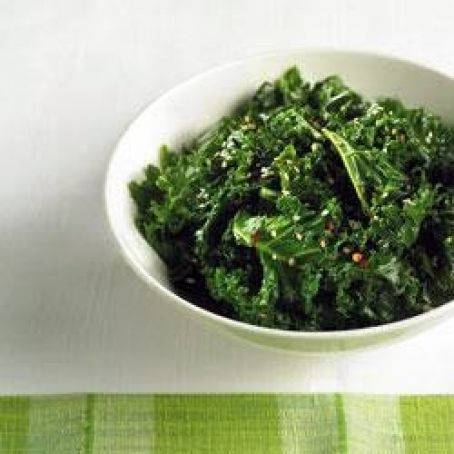 Sesame Kale with Garlic and Ginger