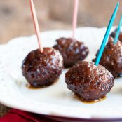 Appetizer Grape Jelly and Chili Sauce Meatballs or Lil Smokies