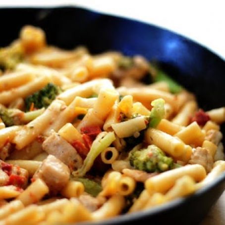 Chicken Broccoli Pasta Skillet w/ Parmesan