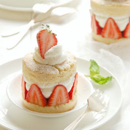 Individual Strawberry Shortcakes