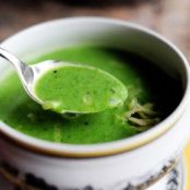 Spinach Soup with Gruyere