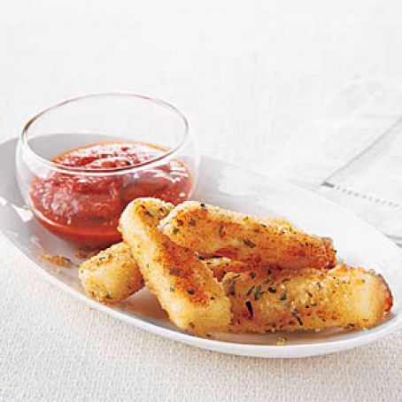 Baked Mozzarella Sticks for 2