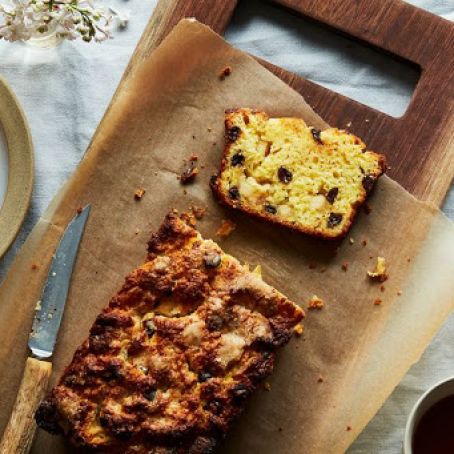 Molly Yeh’s Dark Chocolate Marzipan Scone Loaf