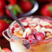 Mini Strawberry Claufoutis