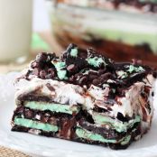 Mint Oreo Icebox Cake