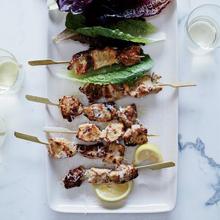 Chicken Caesar Skewers