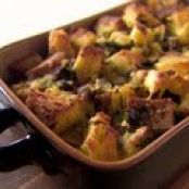 Spinach and Pancetta Strata