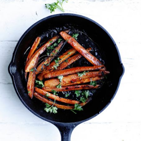 Pomegranate Roasted Carrots