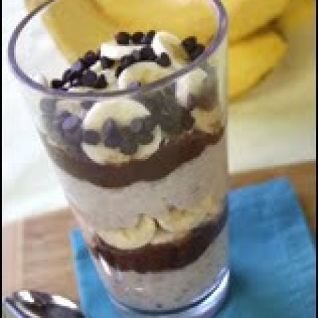 Banana-choco-rama Oatmeal Parfait