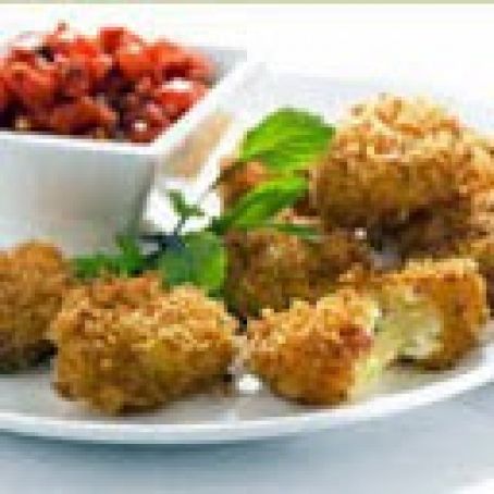 Prosciutto And Fontina Cheese Fritters