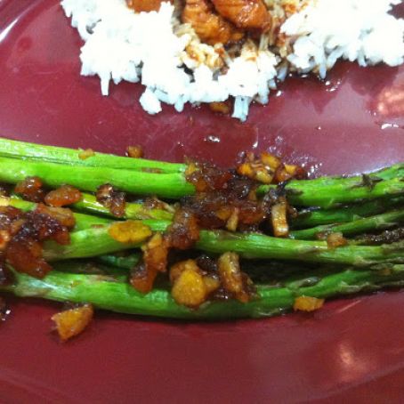 Any Old Preserve Glazed Roasted Asparagus
