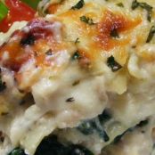 White Cheese Chicken Lasagna