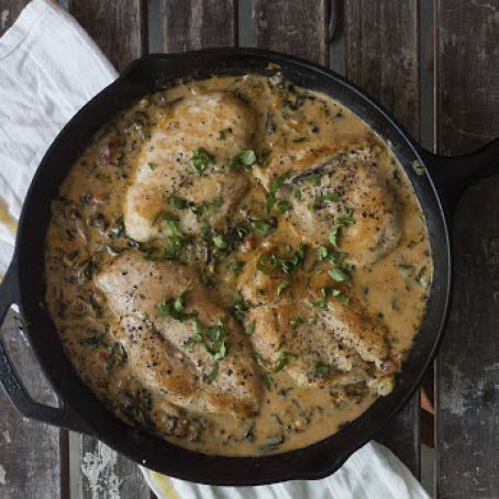 Spinach Chicken Alfredo