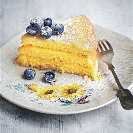 Lemon Curd Layer Cake