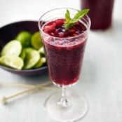 Pomegranate and Cranberry Bellinis