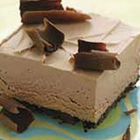Frozen Chocolate Mousse Squares