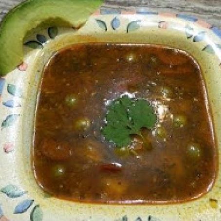 Sopa De Salchichon or Salami Soup *(GOOD)*