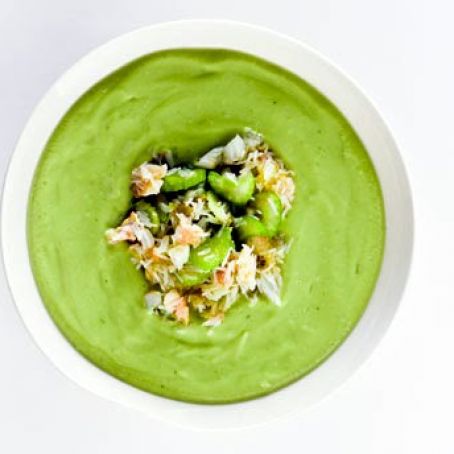 Avocado and Crab Soup