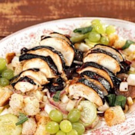 SABA ROAST CHICKEN WITH WINTER PANZANELLA