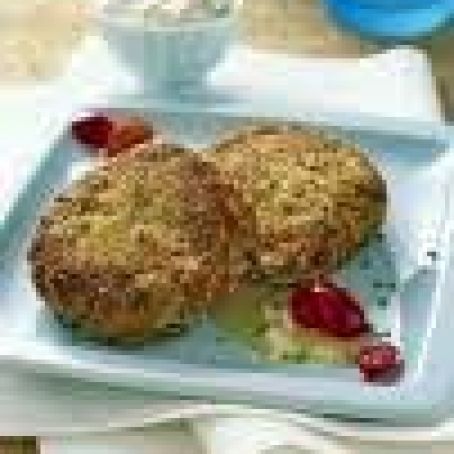 Crab Cakes with Mango-Avovado Salsa