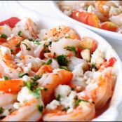 Roasted Shrimp, Tomatoes & Feta Bake