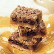 Chocolate chip pecan pie bars