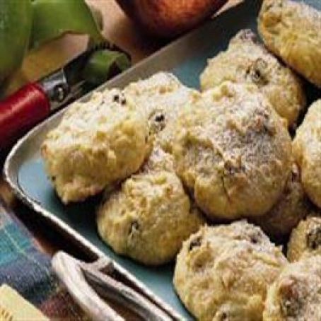 Apple Raisin Drop Cookies
