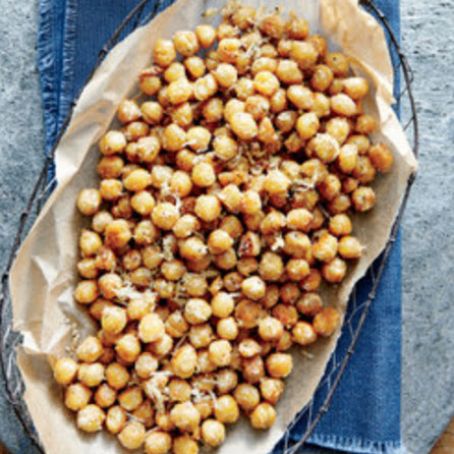 Crispy Parmesan Chickpeas