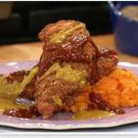 Pretzel and Peanut-Crusted Chicken