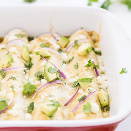 Honey Lime Chicken Enchiladas