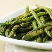 Pan Roasted Asparagus with Lemon Rind